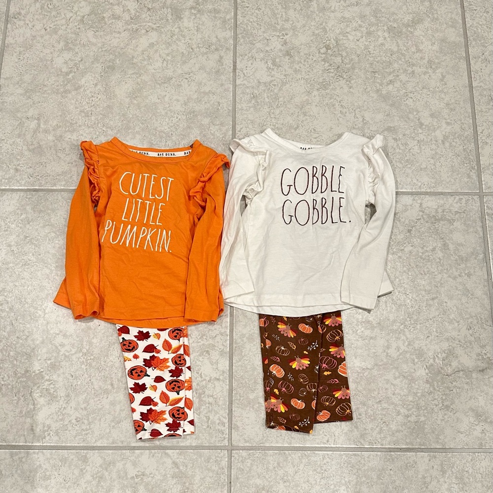 Rae Dunn Toddler Fall Set